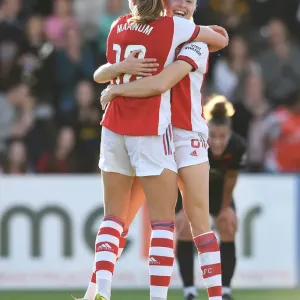 Arsenal Women's Super League Triumph: Frida Maanum's Hat-trick Secures Victory Over Everton
