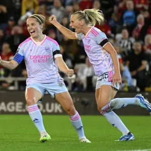 Arsenal Women's Super League Triumph: Stina Blackstenius Nets First Goal Against Manchester United Arsenal Women's Super League Triumph: Stina Blackstenius Nets First Goal Against Manchester United
