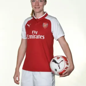 Arsenal Women's Team 2017: Louise Quinn at Arsenal Women's Photocall