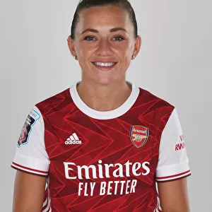 Arsenal Women's Team 2020-21: Katie McCabe at Arsenal Womens Photocall