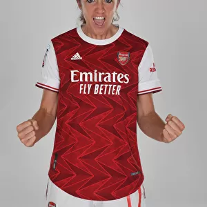 Arsenal Women's Team 2020-21: Lisa Evans at Arsenal Photocall