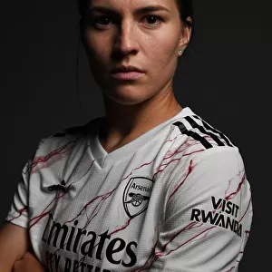Arsenal Women's Team 2020-21: Steph Catley at Arsenal Women's Photocall