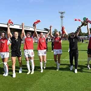 Arsenal Women's Team Celebrates Conti Cup Victory: A Triumph with Catley, Walti, Goldie, Taylor, Maanum, Little, Williamson, Marckese, and Souza