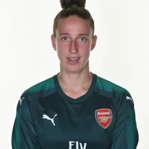 Arsenal Women's Team: Sari van Veenendaal at 2017 Photocall