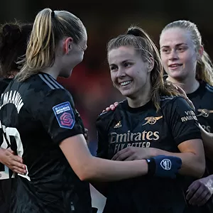 Arsenal Women's Unstoppable Force: Pelova Scores Fourth Goal in FA WSL Victory over Brighton & Hove Albion