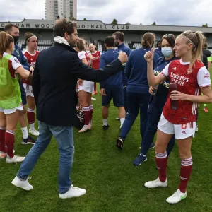 Arsenal Women's Victory: Montemurro and Williamson Celebrate Title-Winning Performance Against Aston Villa (FA WSL 2021) Arsenal Women's Victory: Montemurro and Williamson Celebrate Title-Winning Performance Against Aston Villa (FA WSL 2021)