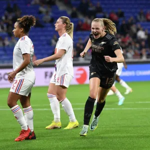 Arsenal Women's Victory: Frida Maanum Scores Second Goal Against Olympique Lyonnais in UEFA Womens Champions League Arsenal Women's Victory: Frida Maanum Scores Second Goal Against Olympique Lyonnais in UEFA Womens Champions League