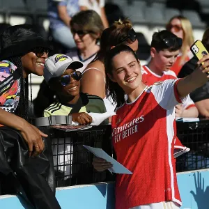 Arsenal Women's Victory: Freya Godfrey Celebrates with Adoring Fans Arsenal Women's Victory: Freya Godfrey Celebrates with Adoring Fans