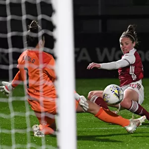 Arsenal Women's Victory: Kim Little Scores Second Goal in Empty Meadow Park (2020-21)