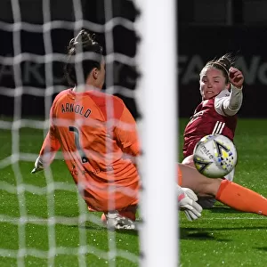 Arsenal Women's Victory: Kim Little Scores Second Goal Against West Ham United at Empty Meadow Park (2020-21)