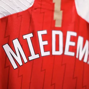 Arsenal Women's Viviane Miedema: A Closer Look at Her Match-Ready Kit Before Arsenal vs. Tottenham Hotspur (FA Women's Continental Tyres League Cup, 2023-24)