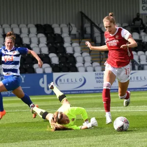 Arsenal Women's Viviane Miedema Scores Second Goal Against Reading Women in FA WSL Match