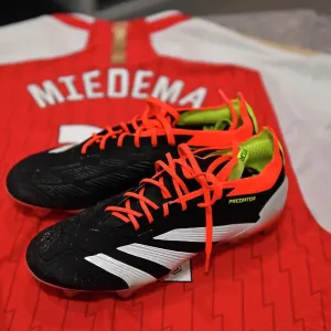 Arsenal Women's Vivianne Miedema in Print with New Adidas Boots Arsenal Women's Vivianne Miedema in Print with New Adidas Boots