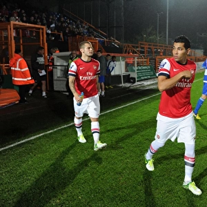 Arsenal Young Guns: Andre Santos and Jack Wilshere Prepare for Action against Reading U21