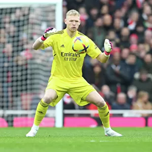 Arsenal's Aaron Ramsdale in Action against AFC Bournemouth, Premier League 2022-23