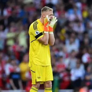 Arsenal's Aaron Ramsdale in Action: Arsenal vs. Fulham, 2022-23 Premier League Arsenal's Aaron Ramsdale in Action: Arsenal vs. Fulham, 2022-23 Premier League