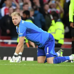 Arsenal's Aaron Ramsdale in Action: Arsenal vs AS Monaco, Emirates Cup 2023 Arsenal's Aaron Ramsdale in Action: Arsenal vs AS Monaco, Emirates Cup 2023