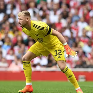 Arsenal's Aaron Ramsdale in Action Against Sevilla at Emirates Cup 2022