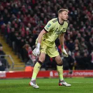 Arsenal's Aaron Ramsdale Faces Off Against Liverpool in Carabao Cup Semi-Final Showdown