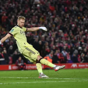 Arsenal's Aaron Ramsdale Faces Off Against Liverpool in Carabao Cup Semi-Final Showdown