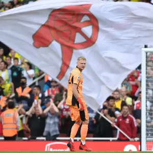 Arsenal's Aaron Ramsdale Makes Premier League Debut Against Norwich City at Emirates Stadium (2021-22) Arsenal's Aaron Ramsdale Makes Premier League Debut Against Norwich City at Emirates Stadium (2021-22)