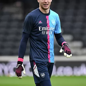 Arsenal's Aaron Ramsdale Prepares for Fulham Clash in Premier League (Fulham v Arsenal 2022-23)