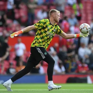 Arsenal's Aaron Ramsdale Prepares for Manchester United Showdown - Premier League 2022-23 Arsenal's Aaron Ramsdale Prepares for Manchester United Showdown - Premier League 2022-23