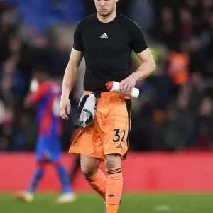 Arsenal's Aaron Ramsdale Reacts After Crystal Palace Match, Premier League 2021-22