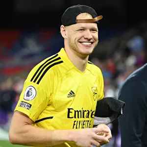 Arsenal's Aaron Ramsdale Reacts After Crystal Palace vs Arsenal FC, Premier League 2022-23