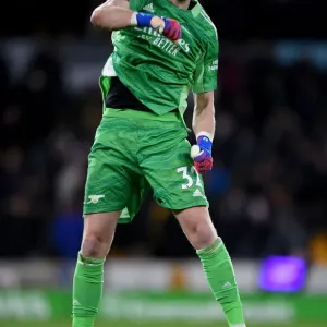 Arsenal's Aaron Ramsdale: Savoring Triumph over Wolverhampton Wanderers in the Premier League