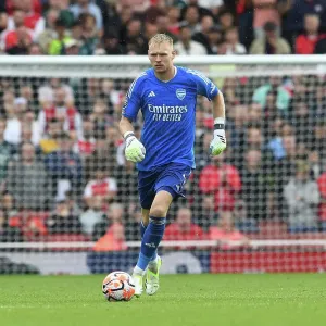 Arsenal's Aaron Ramsdale Shines in Arsenal FC vs. Fulham FC Premier League Clash (2023-24)