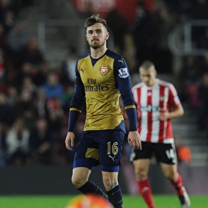 Arsenal's Aaron Ramsey in Action: Southampton vs Arsenal (Premier League 2015-16)