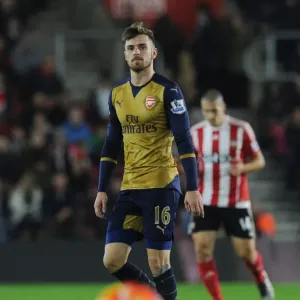 Arsenal's Aaron Ramsey in Action: Southampton vs Arsenal (Premier League 2015-16)