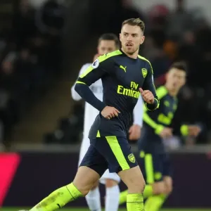 Arsenal's Aaron Ramsey in Action: Swansea City vs Arsenal (January 2017) Arsenal's Aaron Ramsey in Action: Swansea City vs Arsenal (January 2017)