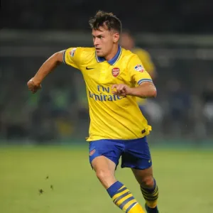 Arsenal's Aaron Ramsey Clashes with Indonesia All-Stars in 2013 Jakarta Showdown