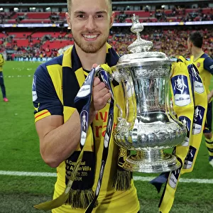 Arsenal's Aaron Ramsey: Emotional FA Cup Victory Celebration at Wembley