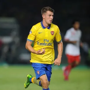 Arsenal's Aaron Ramsey Faces Off Against Indonesia All-Stars in 2013