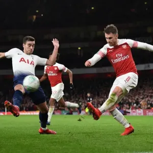 Arsenal's Aaron Ramsey Faces Off Against Tottenham's Harry Winks in Carabao Cup Quarterfinal Showdown Arsenal's Aaron Ramsey Faces Off Against Tottenham's Harry Winks in Carabao Cup Quarterfinal Showdown