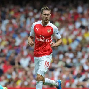 Arsenal's Aaron Ramsey Faces Off Against West Ham United in Intense 2015-16 Premier League Clash