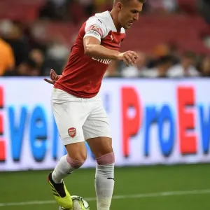 Arsenal's Aaron Ramsey Goes Head-to-Head Against Atletico Madrid in International Champions Cup 2018