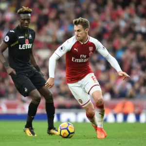 Season 2017-18 Prints: Arsenal v Swansea City 2017-18