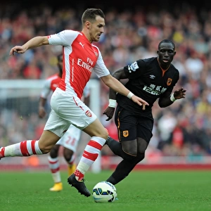 Arsenal's Aaron Ramsey Outwits Mohamed Diame: A Moment of Brilliance from the 2014 Arsenal vs Hull City Match