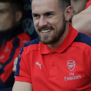 Arsenal's Aaron Ramsey in Pre-Season Action at Viking FK, Norway (2016)