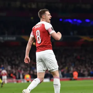 Arsenal's Aaron Ramsey Scores Epic Goal in Europa League Quarterfinal vs. Napoli Arsenal's Aaron Ramsey Scores Epic Goal in Europa League Quarterfinal vs. Napoli