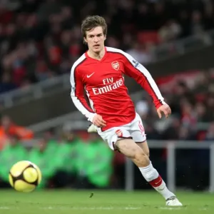 Arsenal's Aaron Ramsey Scores in FA Cup Victory over Plymouth Argyle (3:1), Emirates Stadium, 2009 Arsenal's Aaron Ramsey Scores in FA Cup Victory over Plymouth Argyle (3:1), Emirates Stadium, 2009