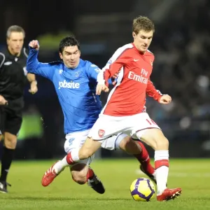 Arsenal's Aaron Ramsey Scores Three as Gunners Crush Portsmouth 4-1