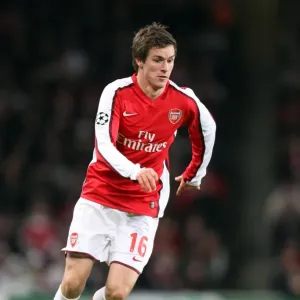 Arsenal's Aaron Ramsey Scores the Winning Goal Against Dynamo Kiev in Champions League Group G (25/11/08)