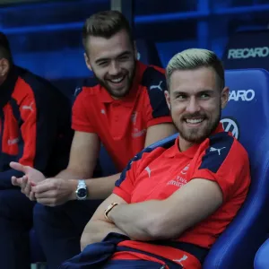 Arsenal's Aaron Ramsey Training with Viking FK during 2016 Pre-Season in Norway
