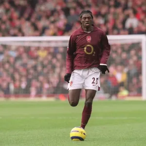 Arsenal's Adebayor Scores Dramatic Goal vs. Bolton Wanderers at Highbury, 2006 Arsenal's Adebayor Scores Dramatic Goal vs. Bolton Wanderers at Highbury, 2006