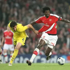 Arsenal's Adebayor Scores Twice: Arsenal Crush Villarreal 3-0 in Champions League Quarterfinals